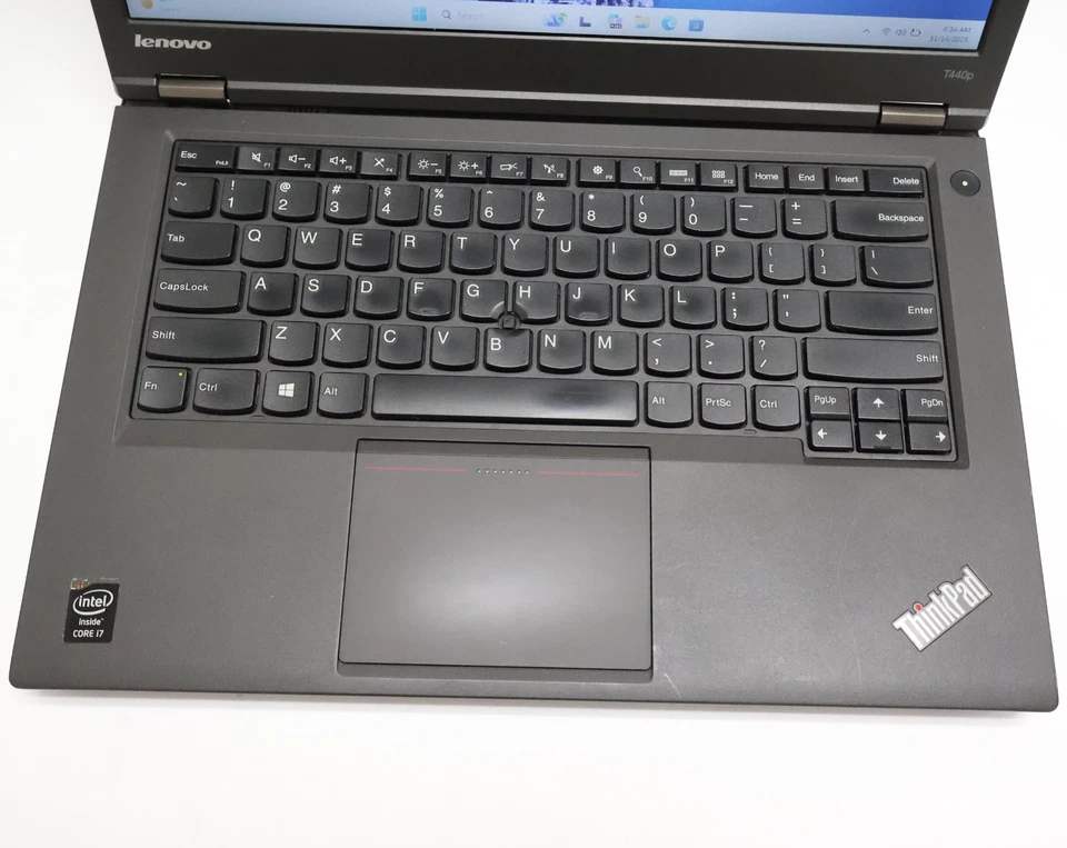Portátil Lenovo ThinkPad T440p i7-4600M 2,90 GHz 8 GB Ram 500 GB HDD Win 11 Pro Foto 2 de 4