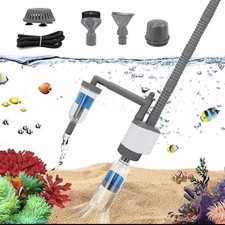 Electric Aquarium Gravel Cleaner Vacuum Kit for Fish Tank Sand Water Change 220V