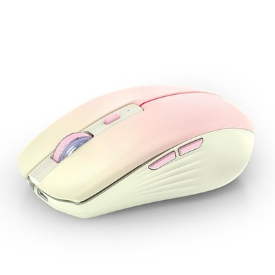 Bluetooth Wireless Mouse, Rechargeable Multi-Device Computer Mice (Tri-Mode: ...