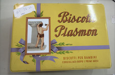 Scatola latta Biscotti Plasmon 540 G contenitore metallo MERCATINO DELL'USATO