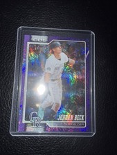 2026 Topps Jordan Beck Purple Holo Foil 153/250 #12 Rockies