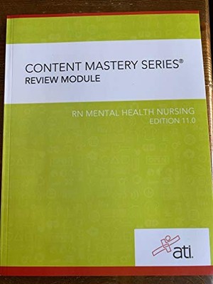 RN Mental Health Nursing Edition 11..., ATI Nursing Edu