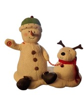 2004 Hallmark Jingle Pals Snowman Dog Animated Musical Plush