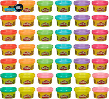 Play Doh Bulk Handout 42-Pack of 1-Ounce Modeling Compound Cans Back to School.