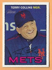 TERRY COLLINS NEW YORK METS #270 - TOPPS HERITAGE 2016