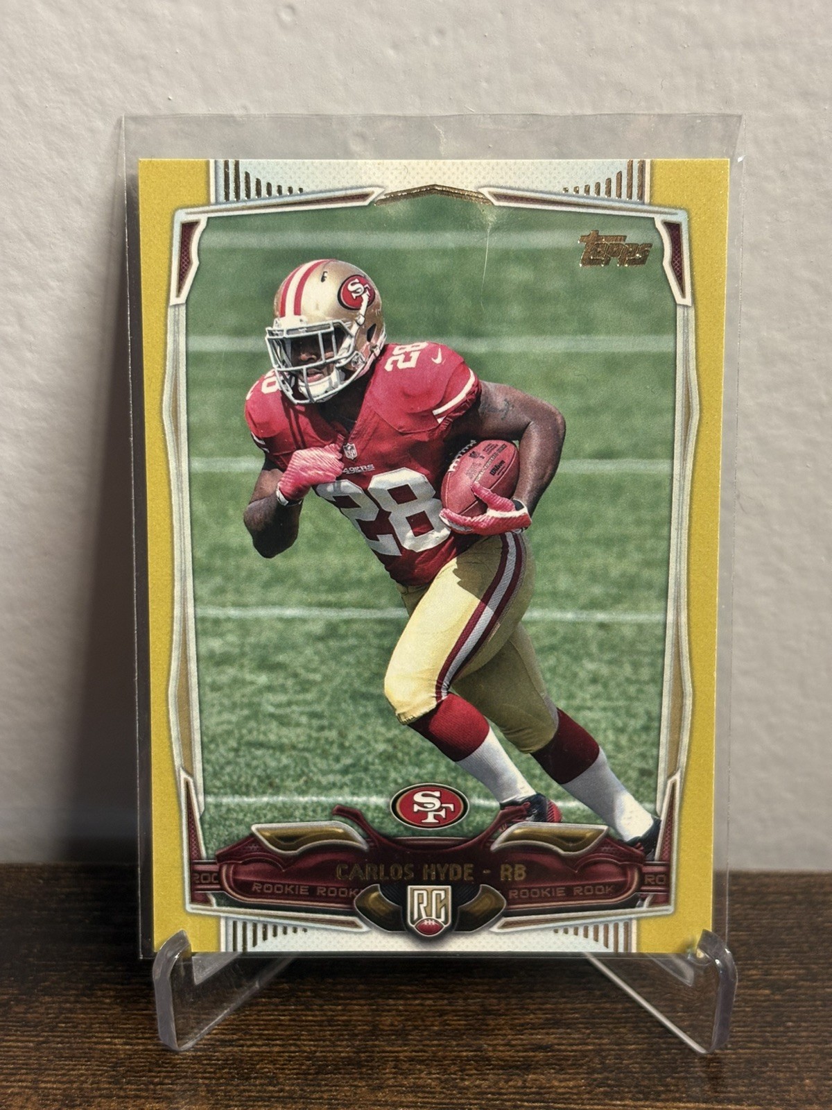 Carlos Hyde Topps #383 Gold