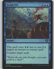 Brush Off 39 Uncommon Secrets of Strixhaven Magic: The Gathering Foil Near Mint