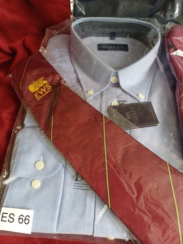 VINTAGE EWS RAILWAY CLOTHES BUNDLE LARGE SHIRTS 16.5" & NAVY & 36" TROUSERS TIE - Picture 3 of 19