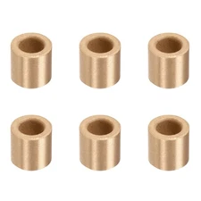 10 x Self-Lubricating Bearings Sleeve Sintered Bronze Bushings 6mm x 10mm x 10mm