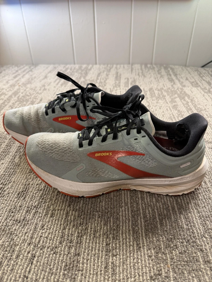 Mens Size 13 Brooks Revel 9 Running Shoes Grey Tan Orange Beige 1104991D092 New Brooks Men main image 3
