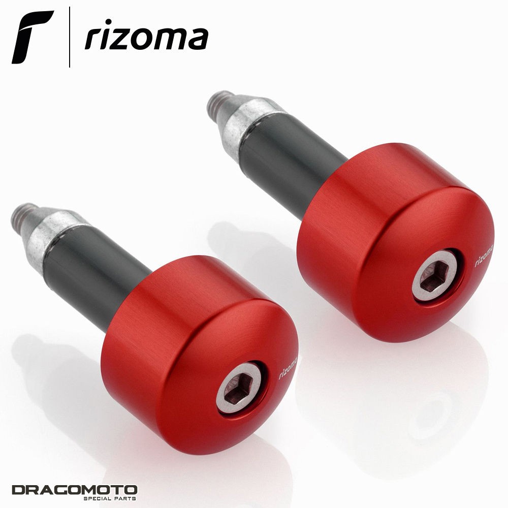 Équilibrez votre Ducati Multistrada 1200 avec les embouts de barre Rizoma MA534R aluminium rouge