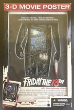 2006 Friday the 13th 3-D Movie Poster Wall Art McFarlane Toys -Brand New Sealed!