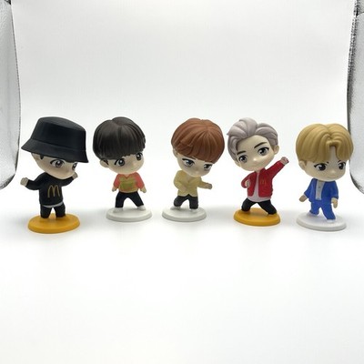 McDonald s BTS TinyTan Happy Meal Toy Lot Of 5