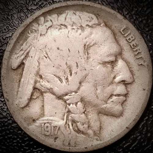 1917 D Buffalo Nickel - Fine - 5C