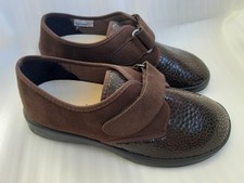 Halbschuhe Verbandschuhe Damen Varomed Stretch-/Microvelours Zürich Mocca Gr. 40