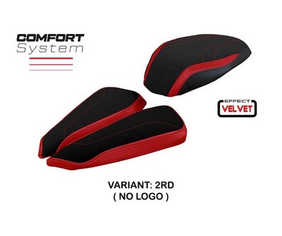 Sattelbezug Sitz Meilan velvet Comf Rot TPZ MV Agusta Brutale 1000RR 2020 2023