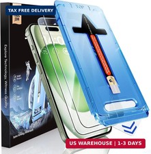 MAGIC JOHN 2 Pack for iPhone 15 Plus 6.7 inch Tempered Glass Screen Protector, A