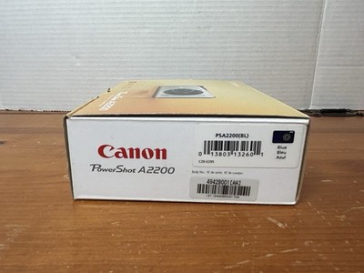 Canon PowerShot A2200 14.1MP Digital Camera - Blue for sale online