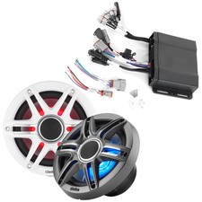 Clarion CMM-30BB Hideaway Marine Source Unit with CMSP-651RGB-SWG 6.5-inch Pr...