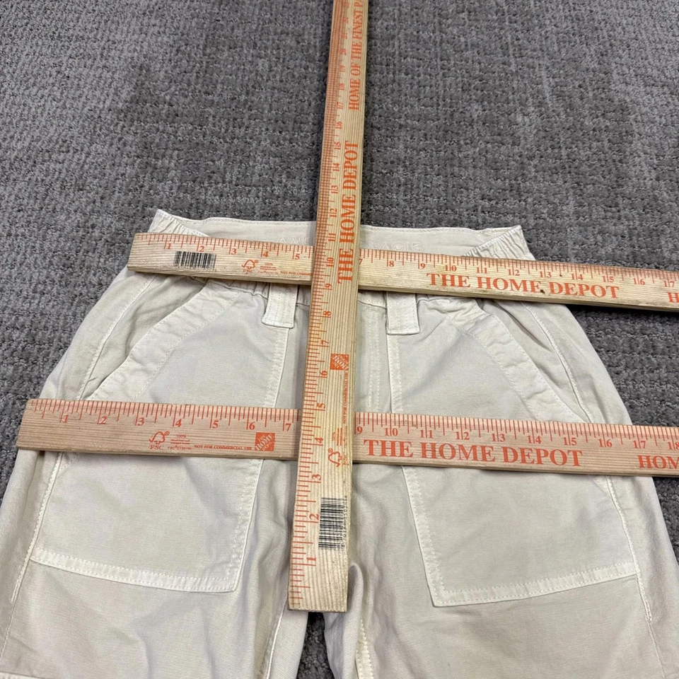 Calça American Eagle Outfitters bege bolsos feminina tamanho 00 - Imagem 2 de 4