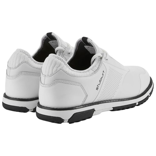 Zapatos de golf Stuburt para hombre PCT clásicos impermeables sin clavos de cuero ligero - Imagen 17 de 19