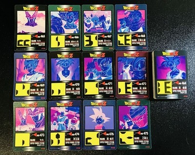 Dragon Ball Carddass Amada PP Card Part 21 All 48 Types Complete