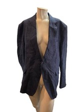 RODD & GUNN Sports Fit Blazer XL Navy 67% Linen 33% Virgin Wool Athletic Fit