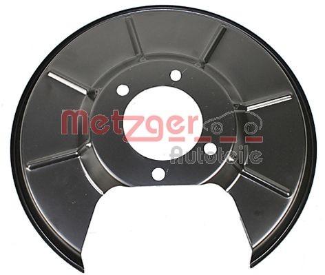 Hinterachse Links Metzger 6115261 Spritzblech, Bremsscheibe FüR Ford-image