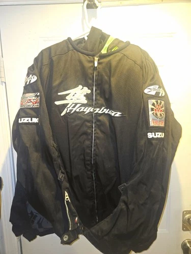 Joe Rocket Hayabusa Suzuki Men’s Motorcycle Jacket Black 4XL Big & Tall - product listing photo