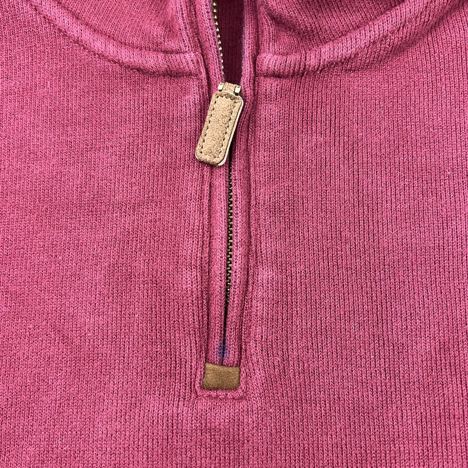 Ralph Lauren Polo Maglione Uomo XXL 2XL Rosso 1 4 Zip Pony Zip Felpa Pullover