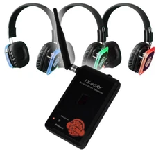 BEST Silent Disco Yoga STARTER Package: Portable Transmitter w/ Mic + Bluetooth