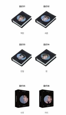 EXO PLANET #5 EXplOration OFFICIAL GOODS PHOTO CARD COLLECT BOOK
