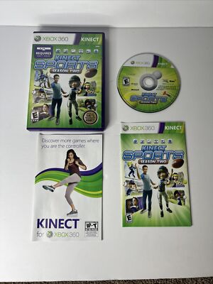 Kinect Sports: Season Two (Microsoft Xbox 360, 2011) With