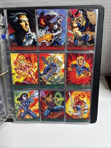 1995 Fleer Ultra X-Men Complete Base Set 1-150 Including Checklist Plus Binder - Picture 14 of 20