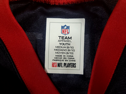 Houston Texans Jersey Youth Medium (8/10) Blue Red Kids J.J. Watt NFL Football - Picture 3 of 7