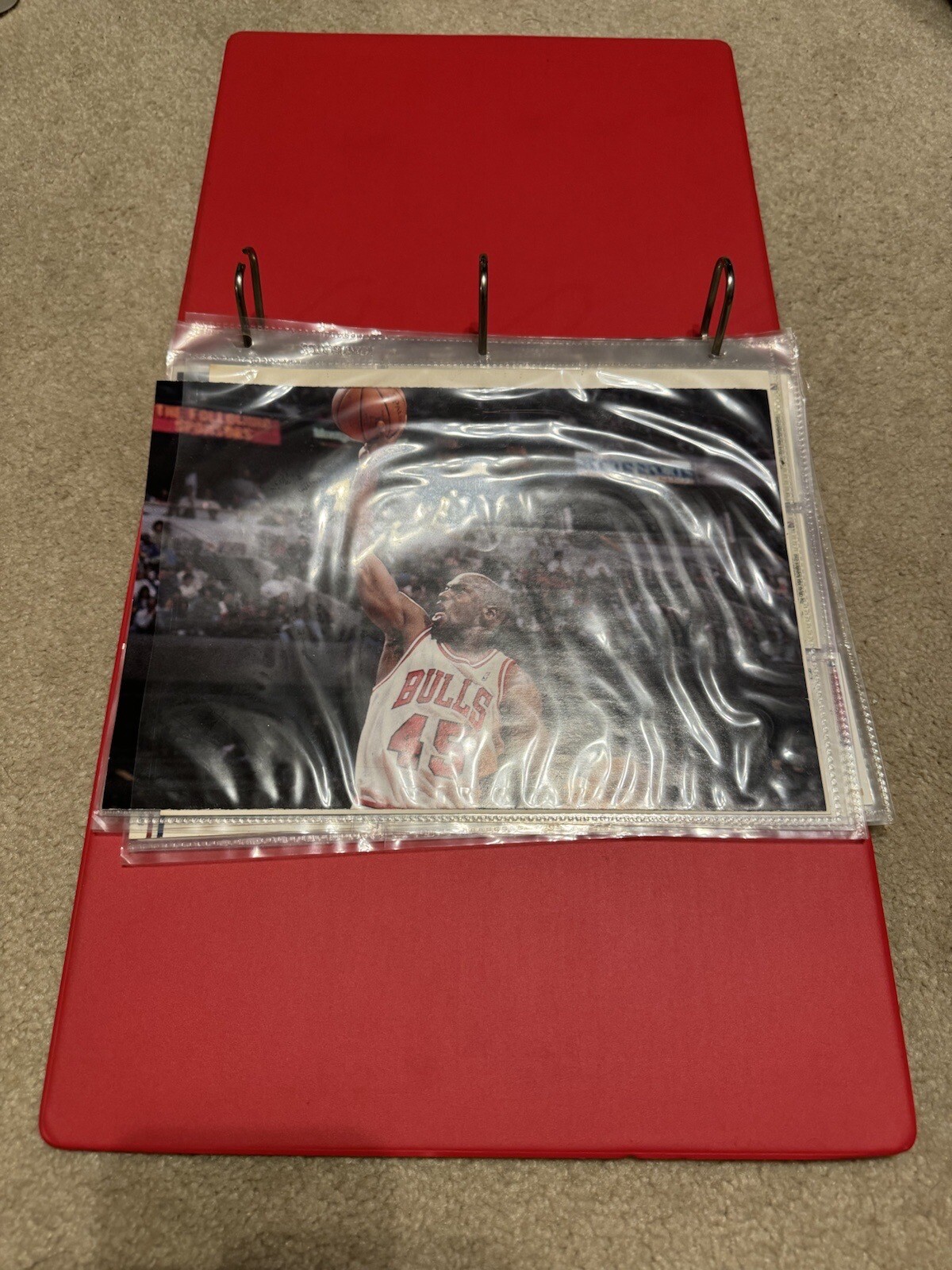 Collection Of Various NBA Trading Cards In Binder With Large Cards In Back eBay