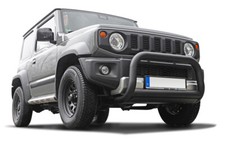 Schwarz matter HSP Frontschutzbügel Unterfahrschutz passend für Suzuki Jimny GJ