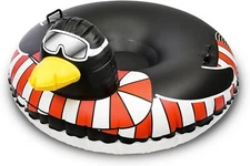 GoFloats Winter Large Party Penguin Snow Tube - The Ultimate Sled & Toboggan