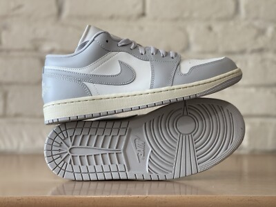Nike Air Jordan 1 Low Shoes Coconut Milk Sail Grey DC0774-103 Women 11/Men 9.5