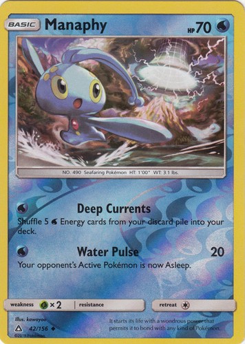 Pokémon TCG Manaphy Sun & Moon: Ultra Prism 042/156 Regular Uncommon