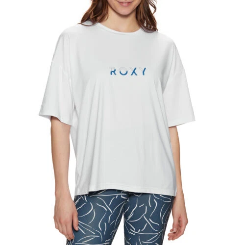 ROXY 聚酯纤维白色运动服上衣女