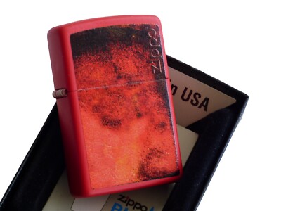 Zippo Lighter   Get Fired Up Design   2001578   Neu New   A683/II