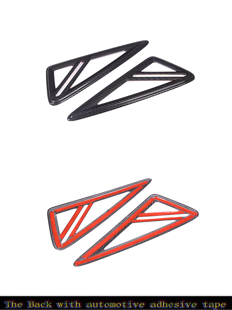 Real Carbon fiber Side Fender Vent Air Wing Trim For Lamborghini URUS 18-23 US