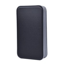 96 Disc CD Case Holder DVD Storage Wallet Bag Portable VCD Organizer Bag Black