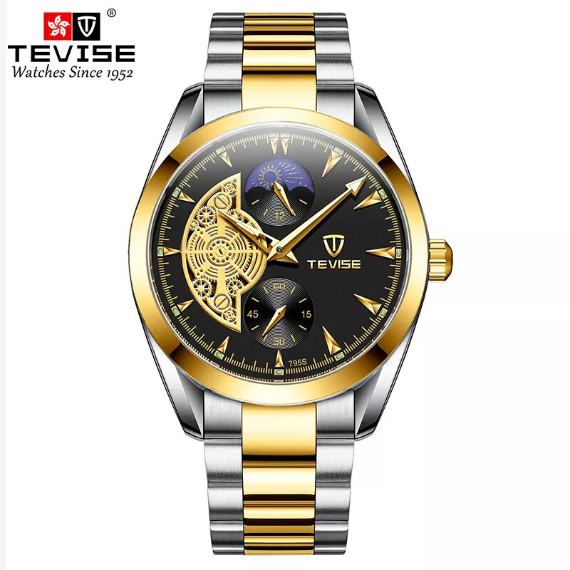 Tevise store watch gold