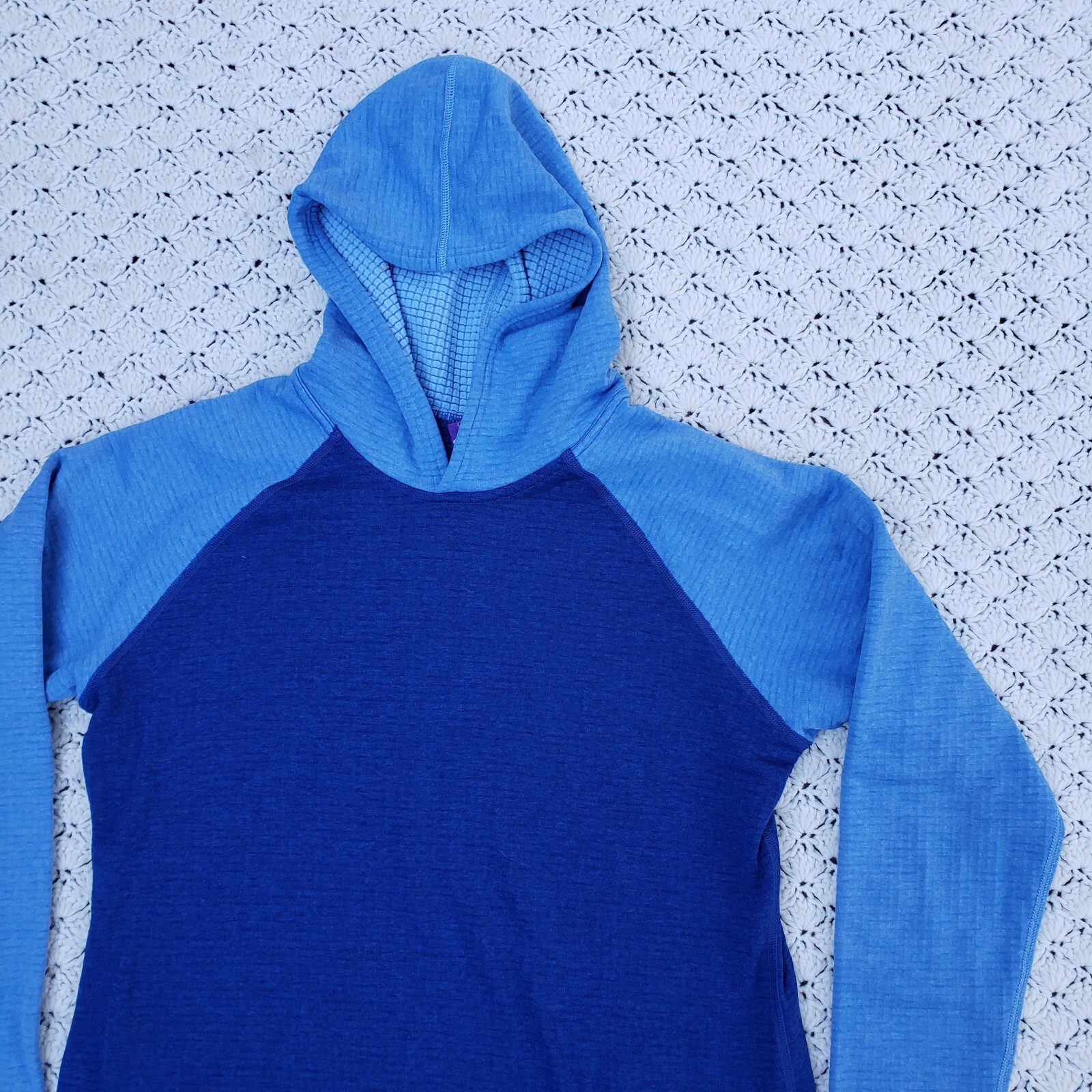 Copper River Fleece Waffle Grid Pullover Hoodie Women… Gem