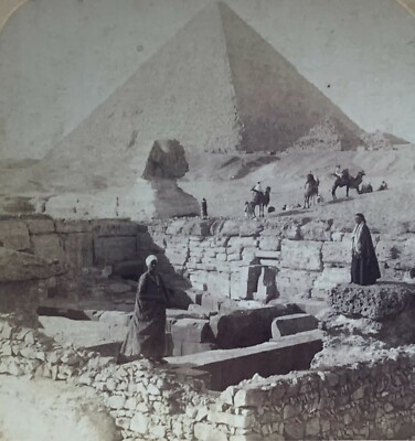 スフィンクス・アンド・ドラゴン GREAT PYRAMID & SPHYNX - EGYPT. c1896 RPSV | eBay