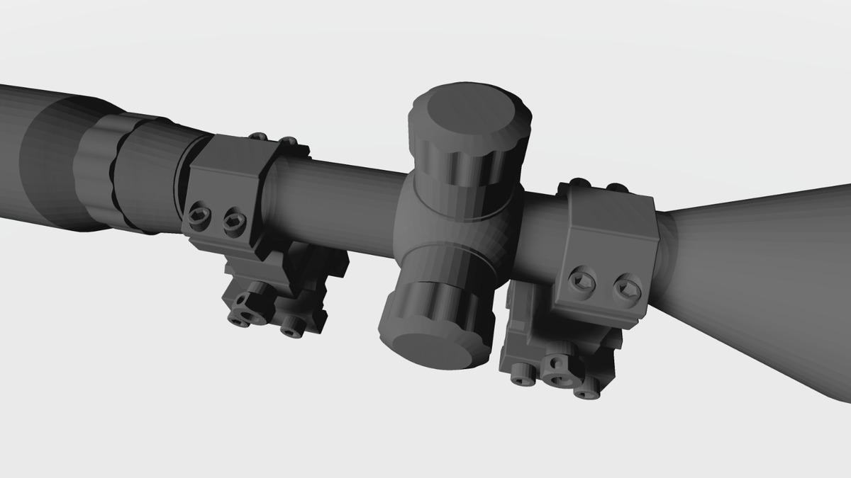 Free STL file Nerf Sniper Reflex Scope 🔫・3D print design to