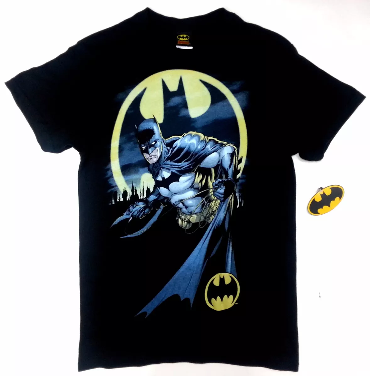 Batman The Dark Knight BATMAN HEED THE CALL BAT SIGNAL T-Shirt NWT Licensed