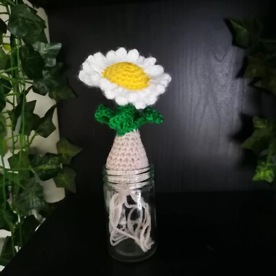 Gänseblümchen Frühlingszwiebel Pflanze nur Häkelanleitung, bedruckt und verschickt.